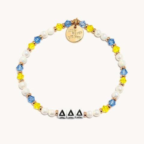 Little Words Project Sorority Beaded Bracelet