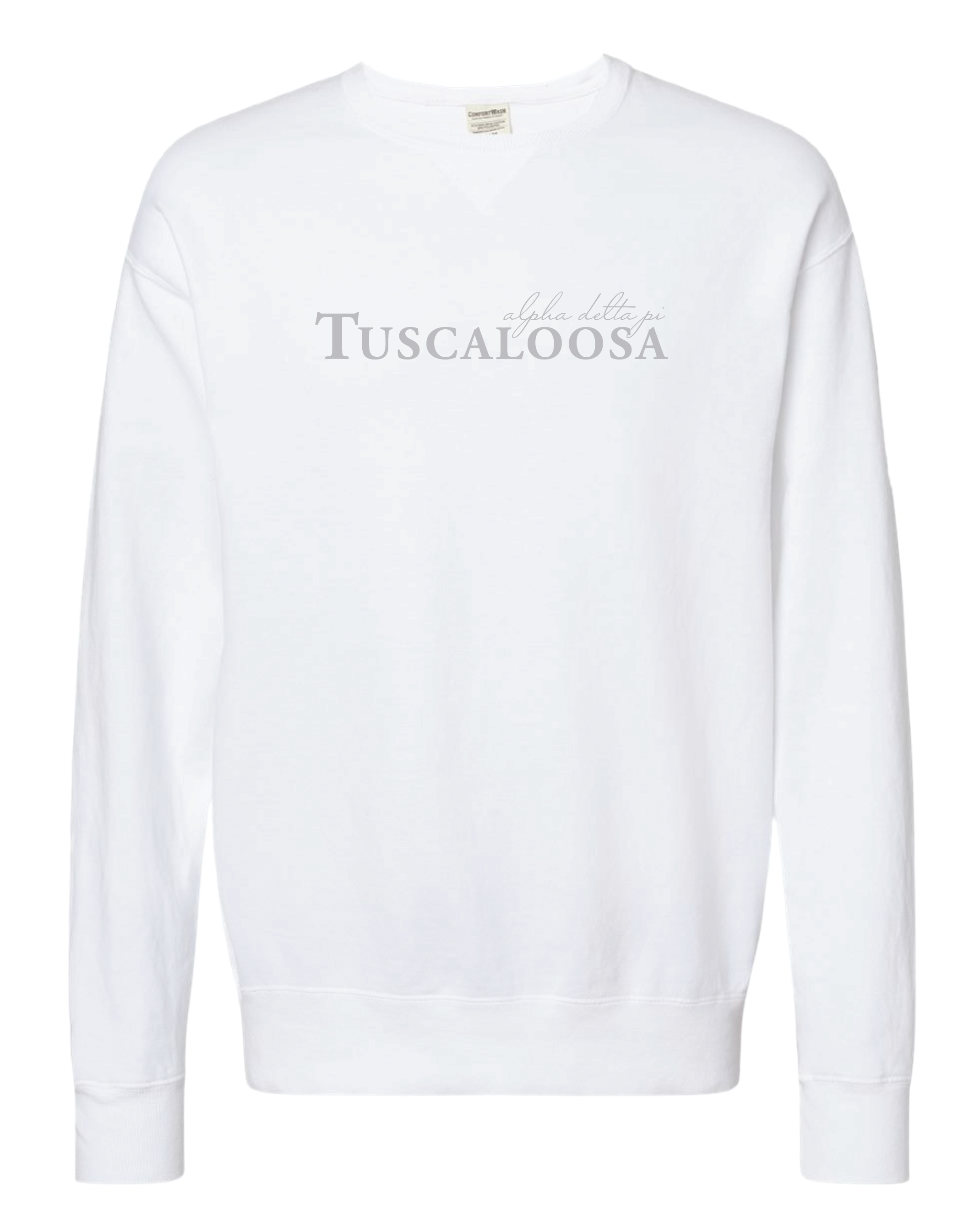 ADPi Tuscaloosa Tonal Embroidered Crewneck