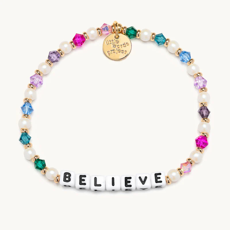 Believe Beaded Bracelet