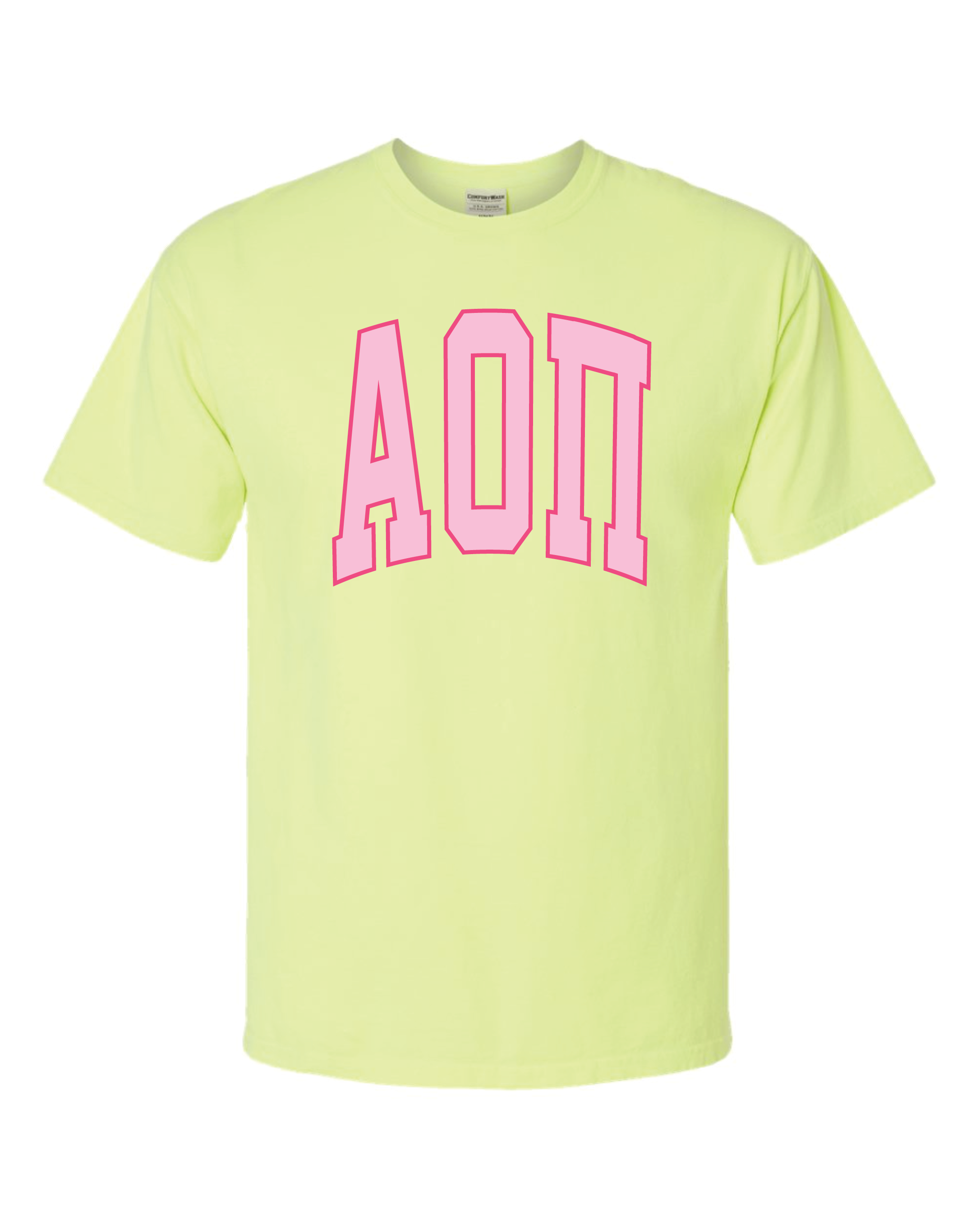 AOPi Varsity Letters Tshirt