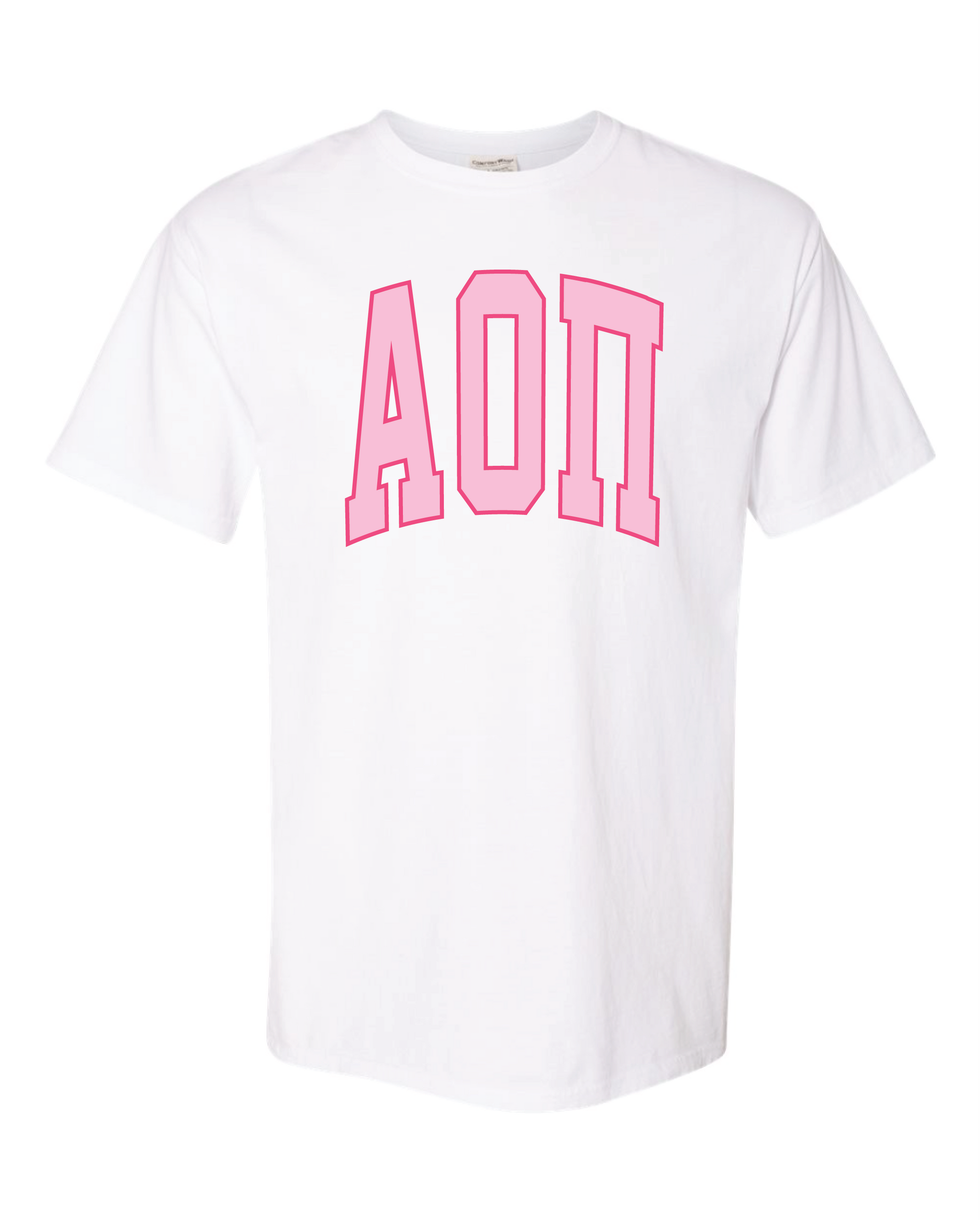 AOPi Varsity Letters Tshirt