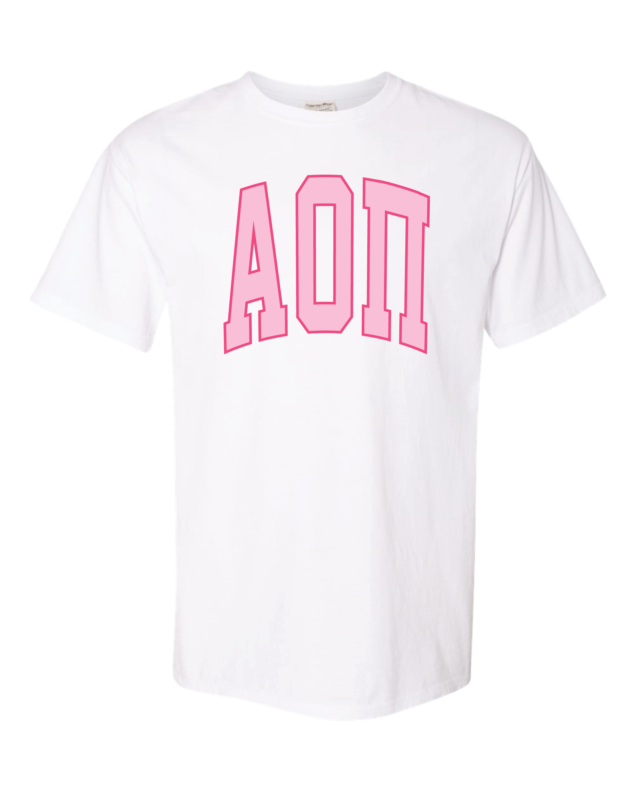 AOPi Varsity Letters Tshirt