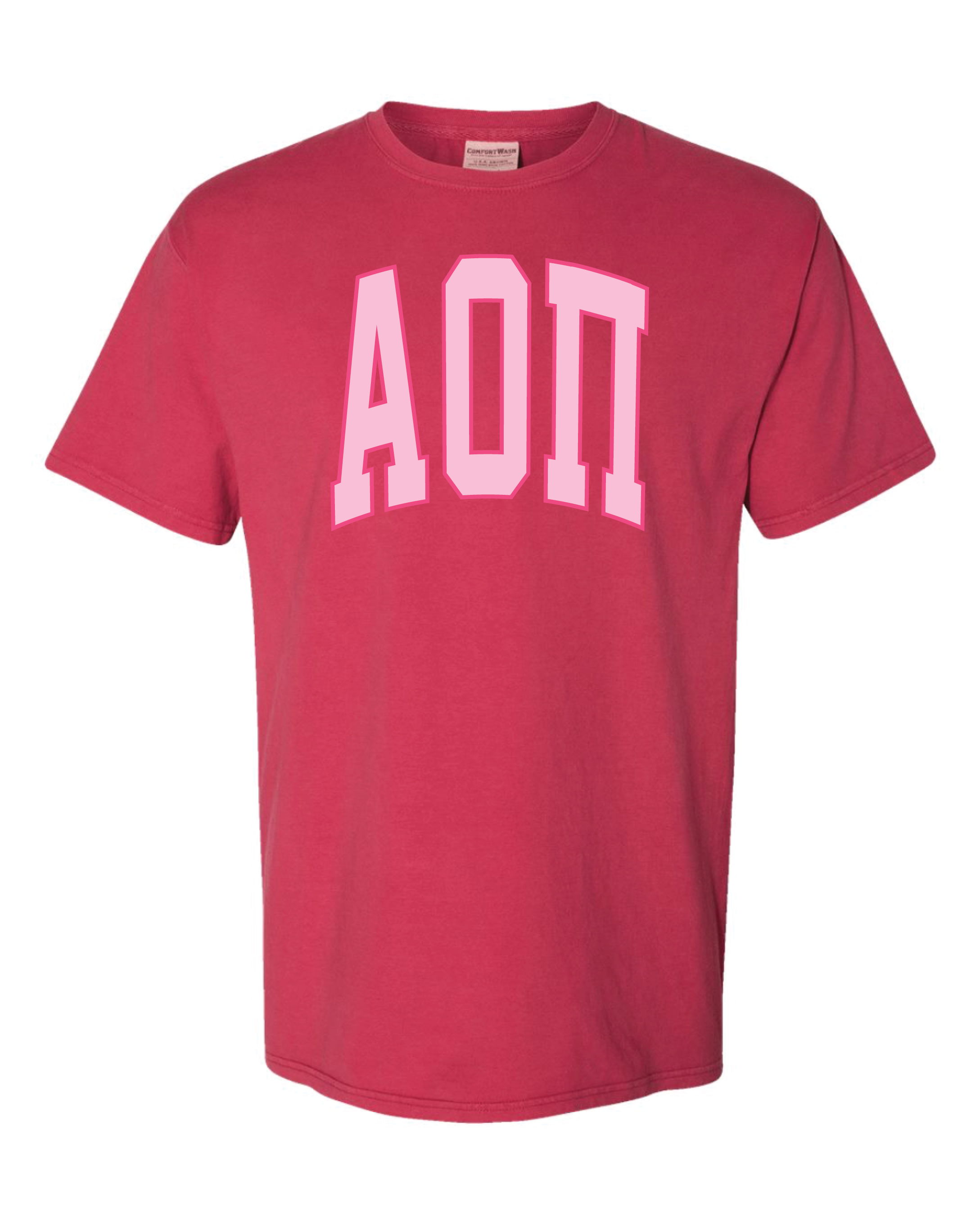 AOPi Varsity Letters Tshirt