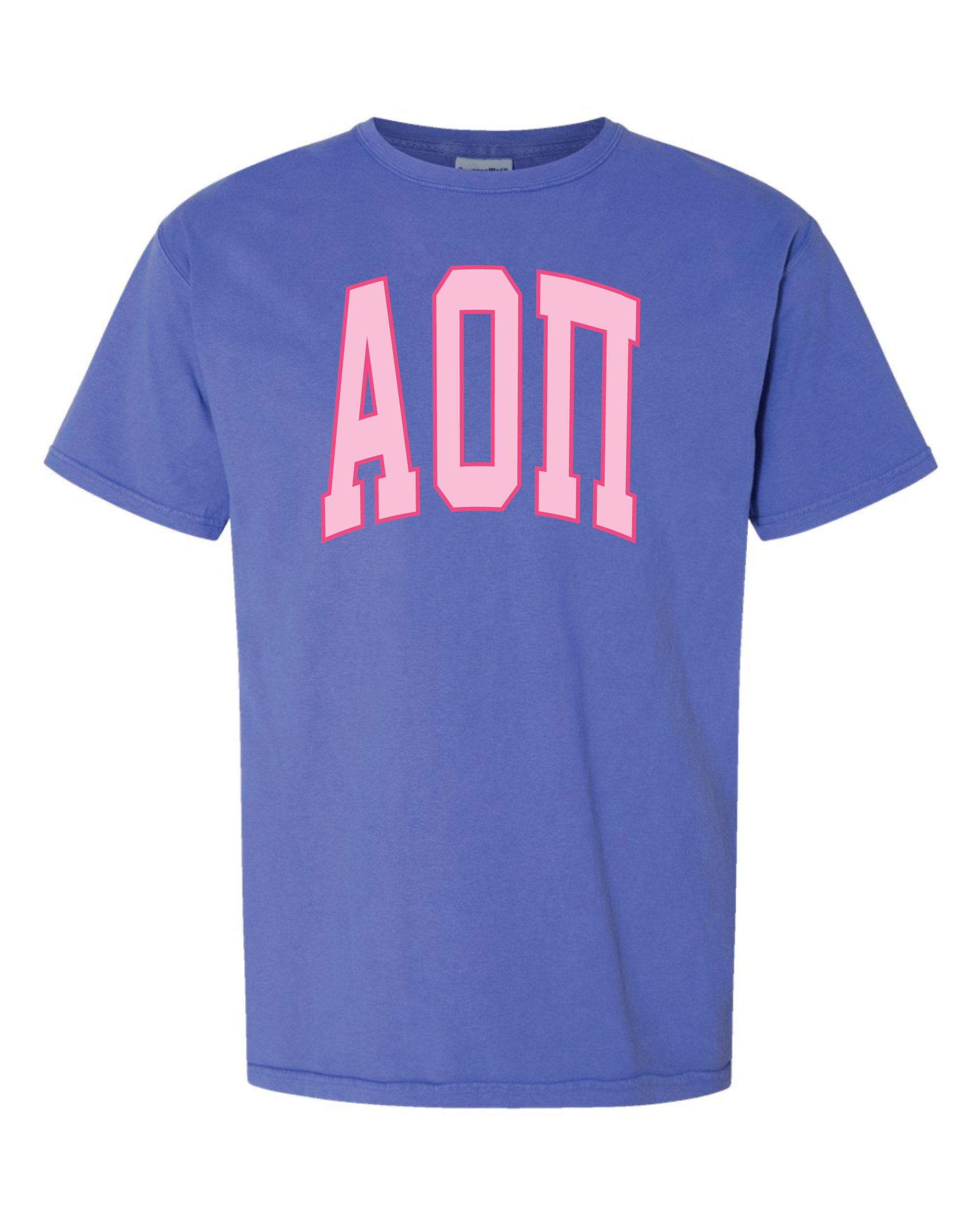 AOPi Varsity Letters Tshirt