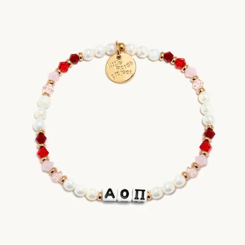 Little Words Project Sorority Beaded Bracelet