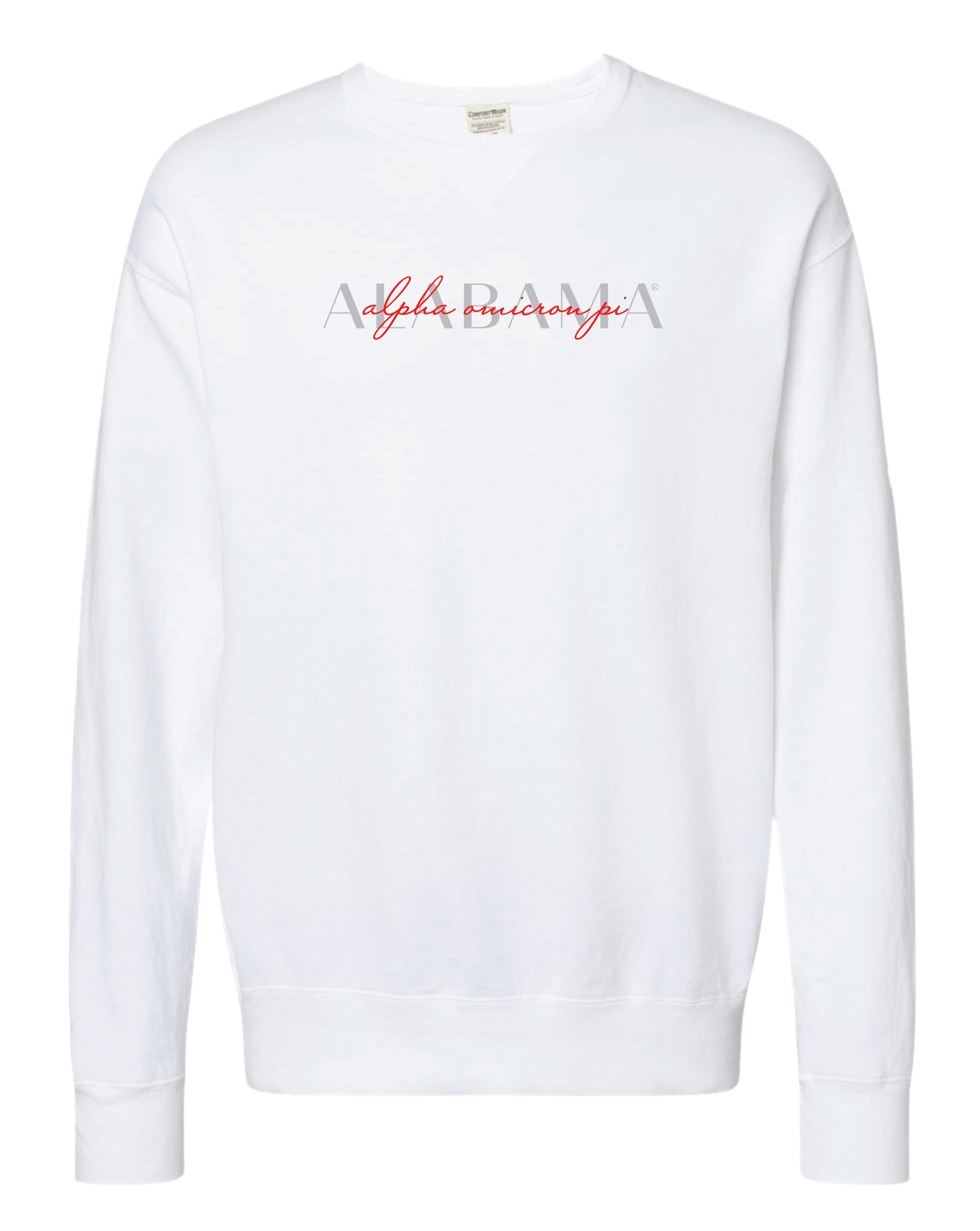 AOPi Double Embroidery Crewneck