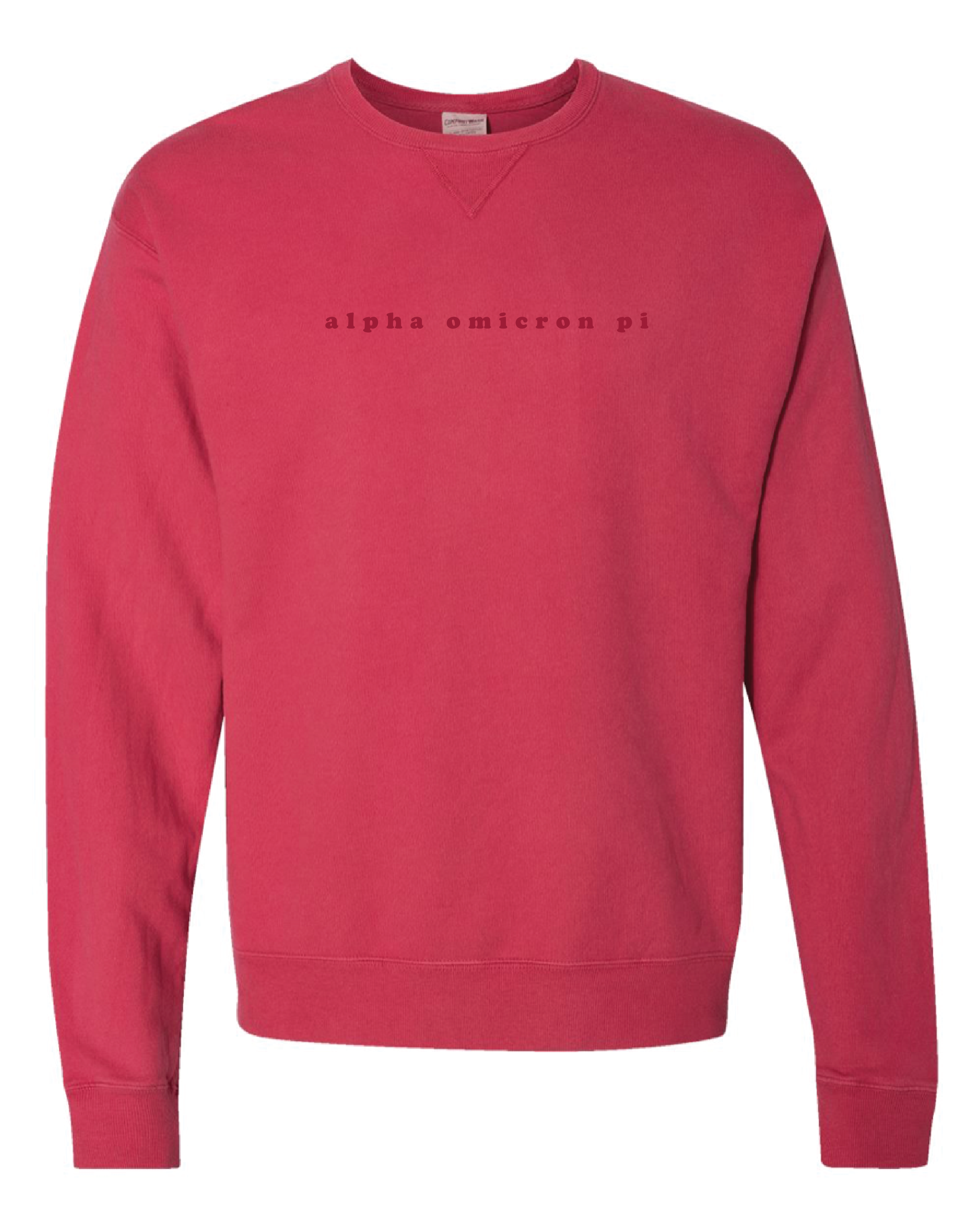 AOPi Bubble Letter Tonal Crewneck
