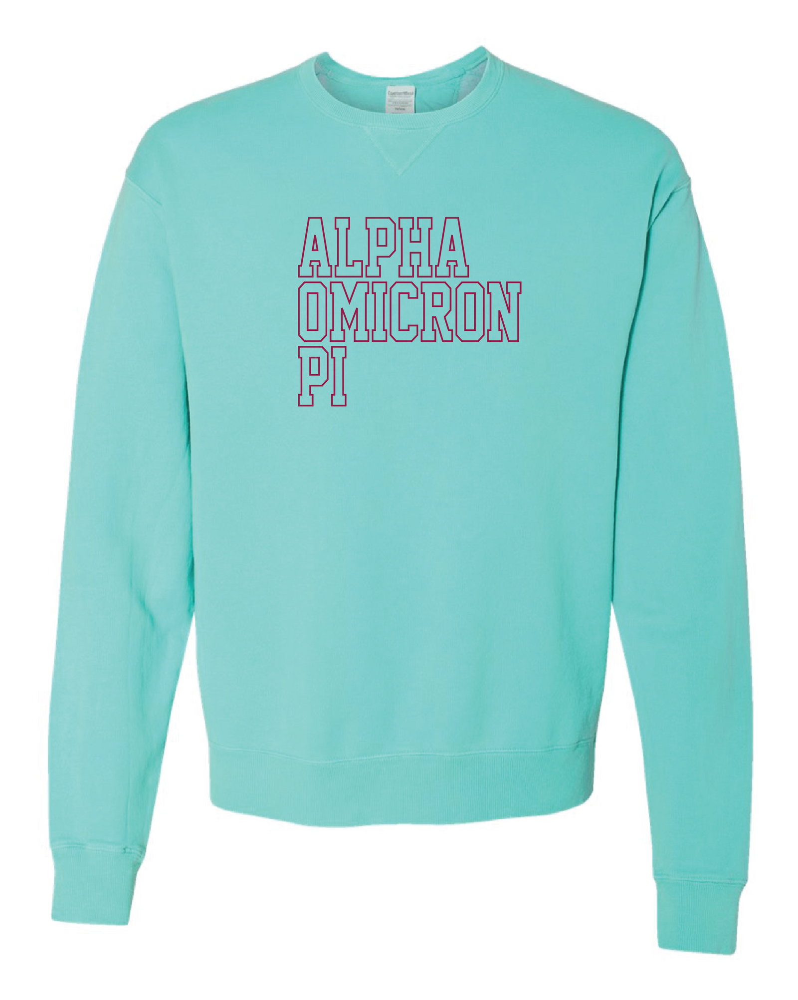 AOPi Block Letter Embroidered Crewneck