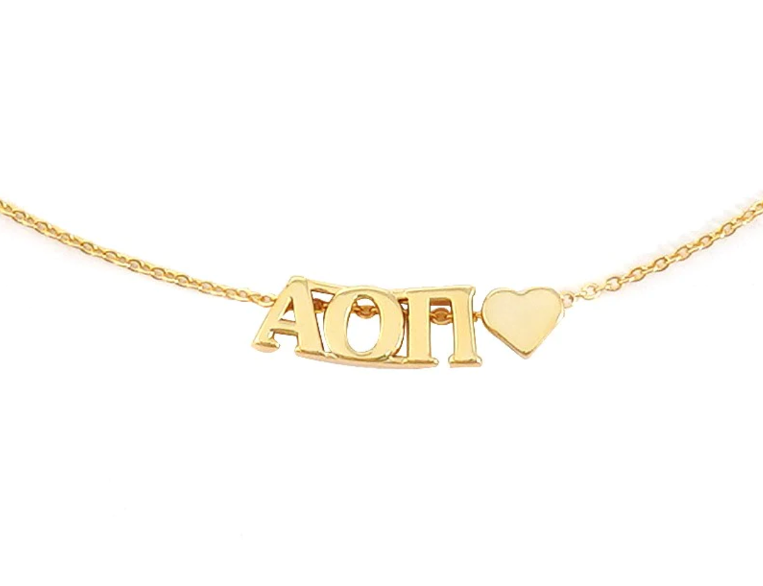 Sorority Heart Necklace