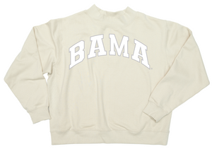Sorority Twill Mockneck