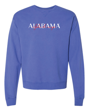 Alpha Chi Double Embroidery Crewneck