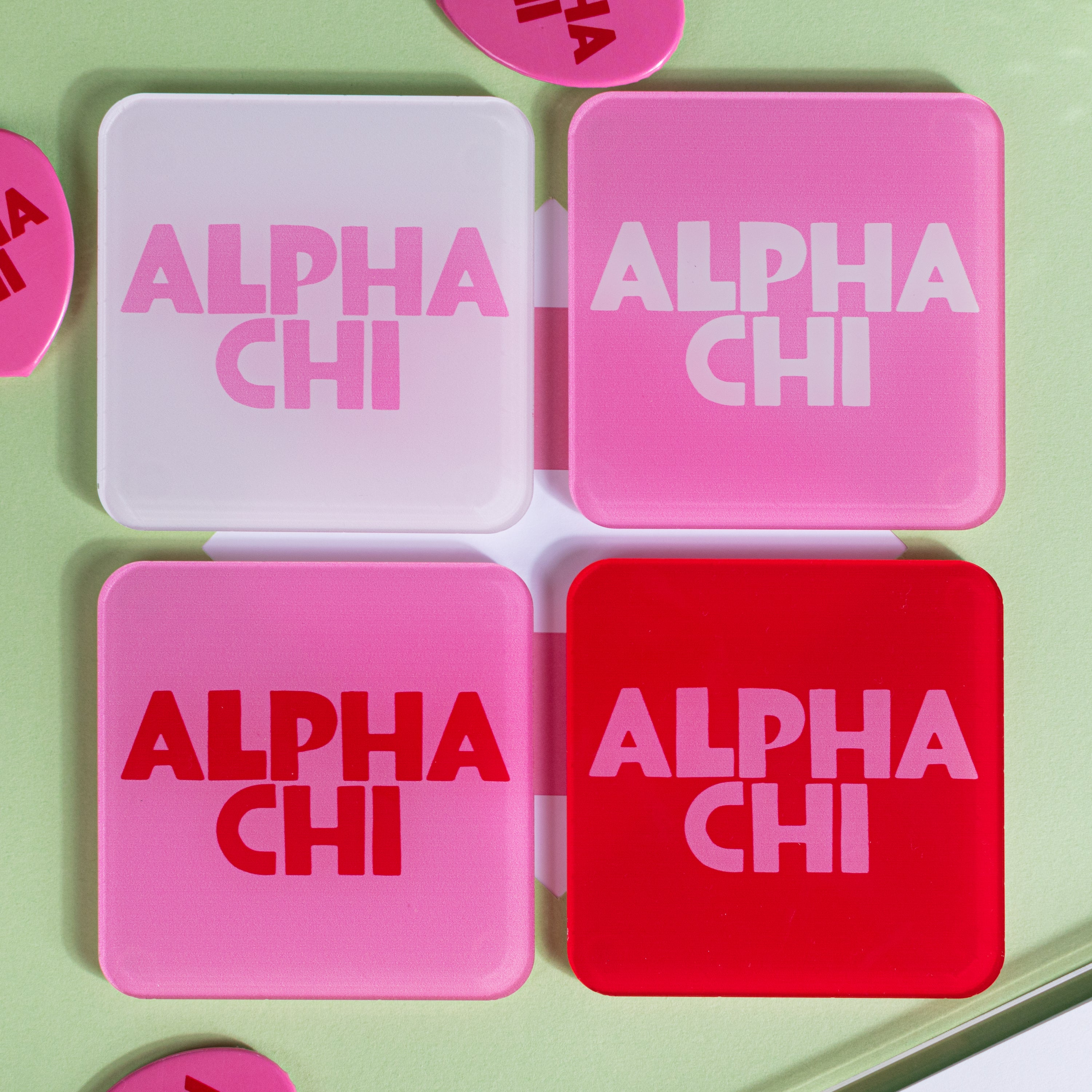 WS - Pop Acrylic Coaster (min qty of 3) $20 / $40