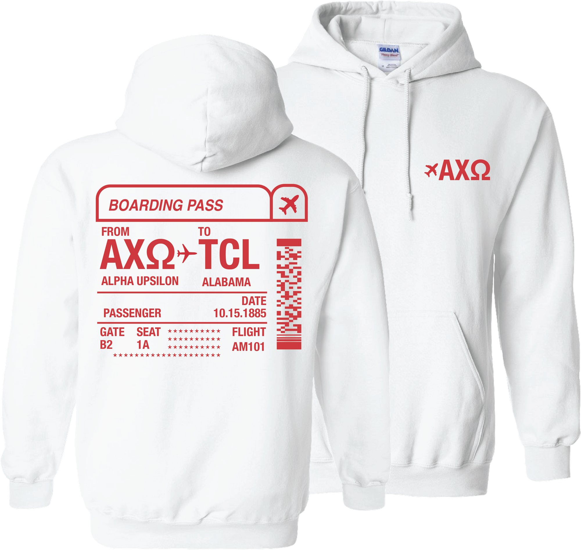 Boarding Pass Hoodie