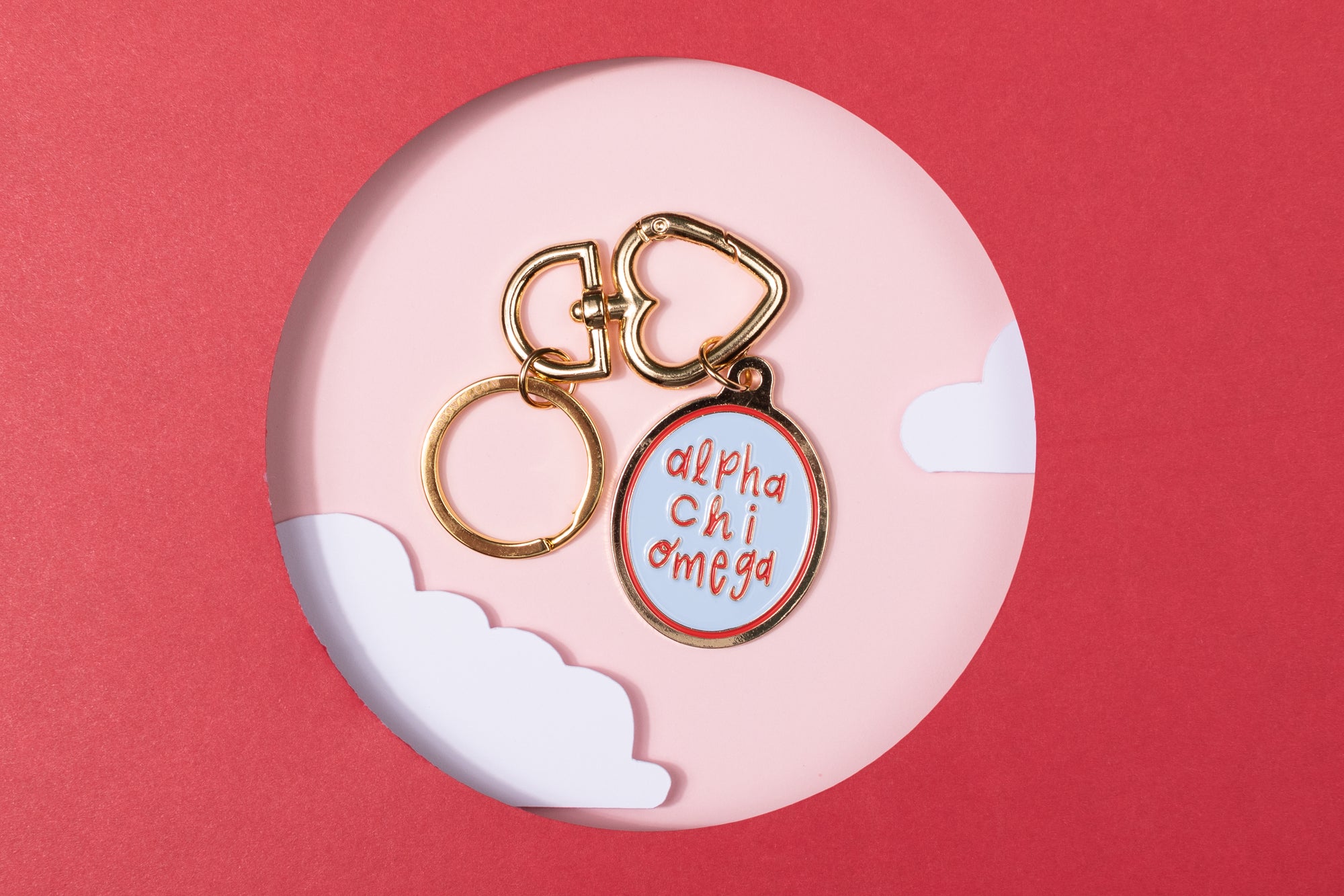 WS - Sorority Travel Enamel Keychain (set of 3 for each design) ($10 / $20)