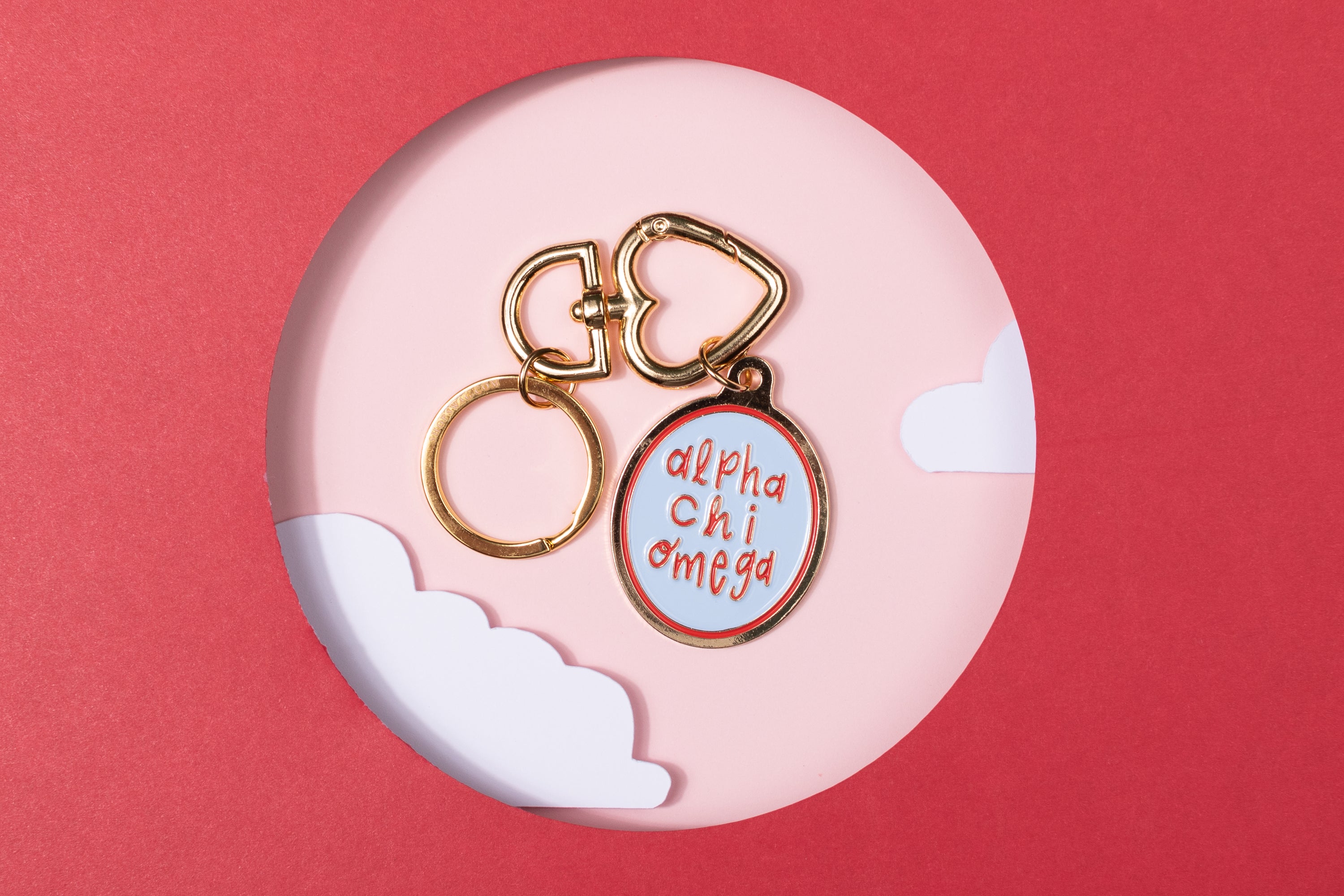 WS - Sorority Travel Enamel Keychain (set of 3 for each design) ($10 / $20)