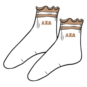 Sorority Lettuce Edge Socks