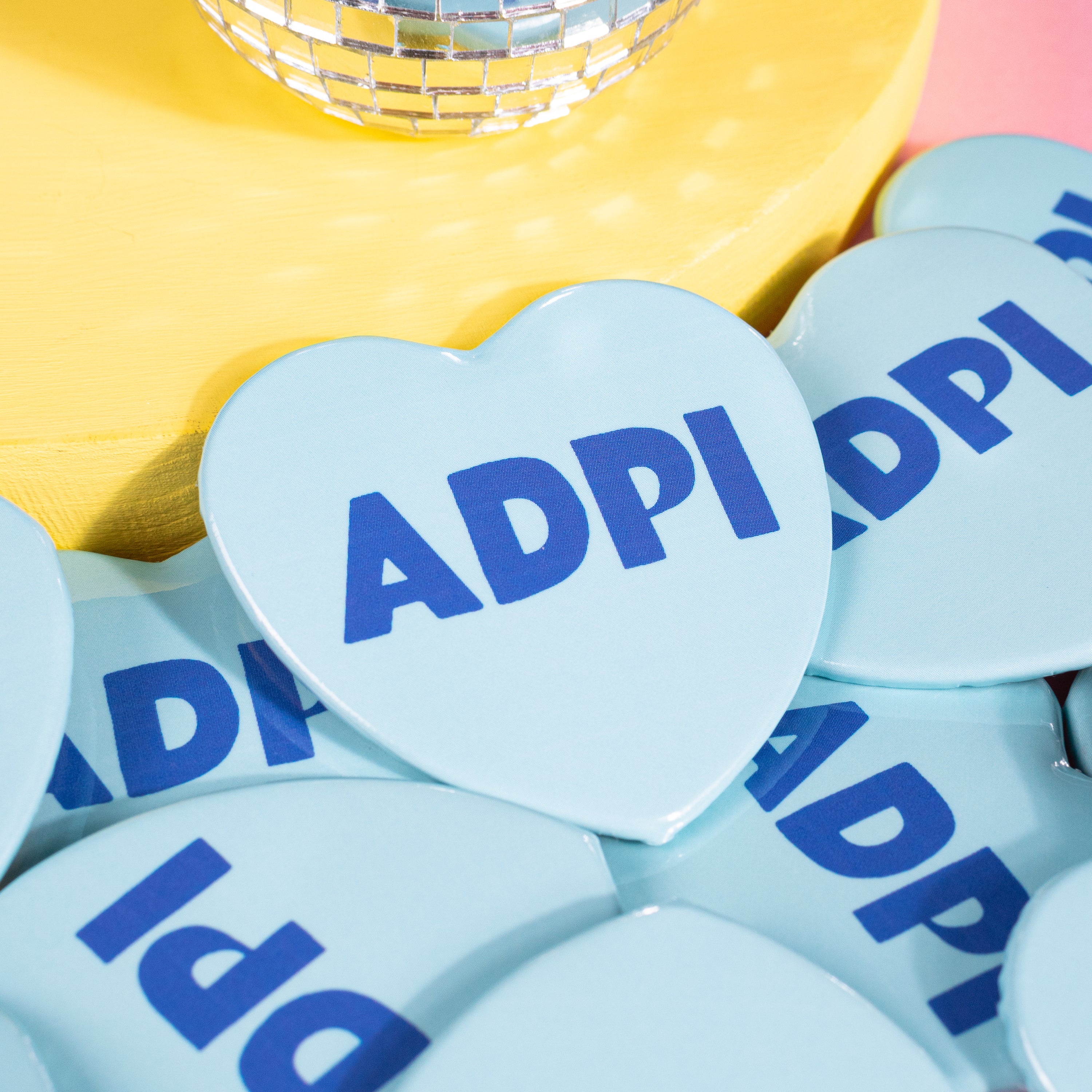WS - Pop Heart Buttons (min qty 6) $2.50 / $5
