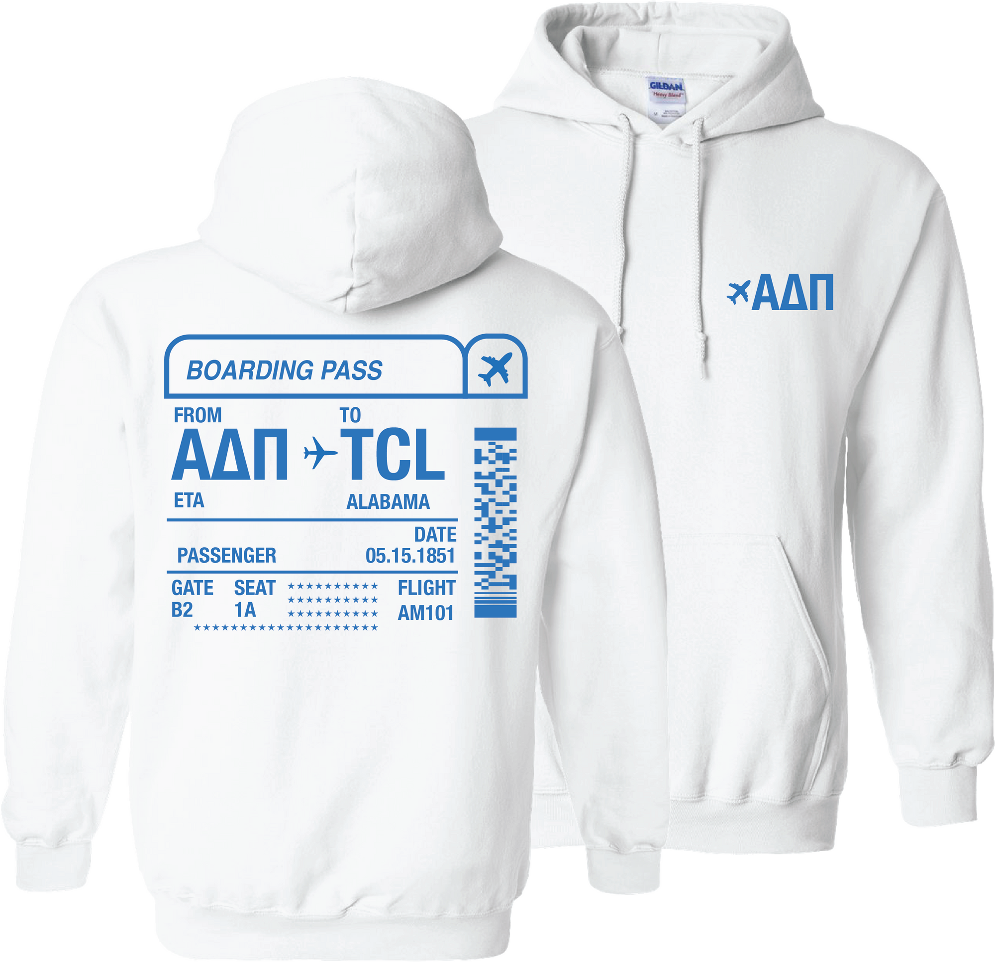 Boarding Pass Hoodie