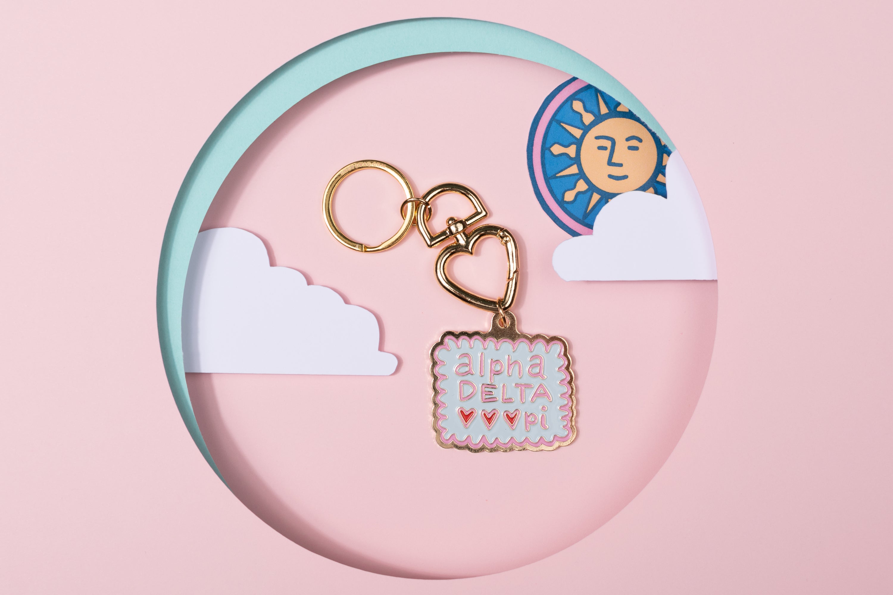 WS - Sorority Travel Enamel Keychain (set of 3 for each design) ($10 / $20)