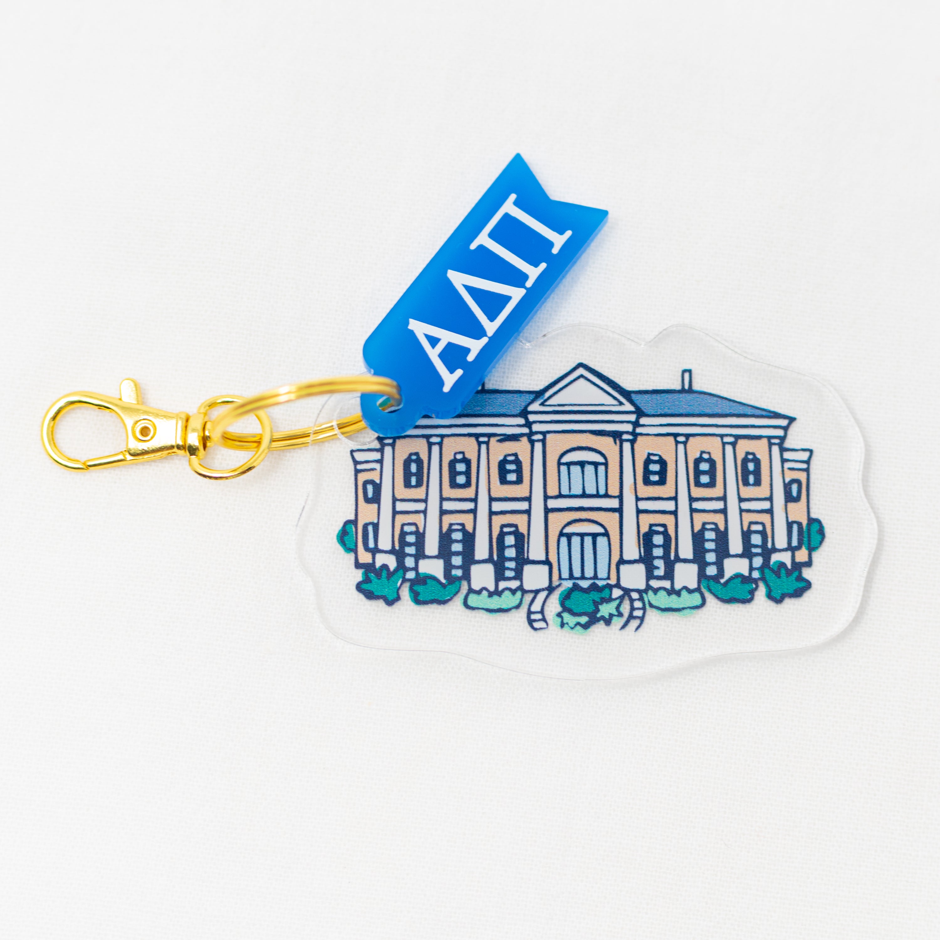 Sorority Acrylic House Keychains