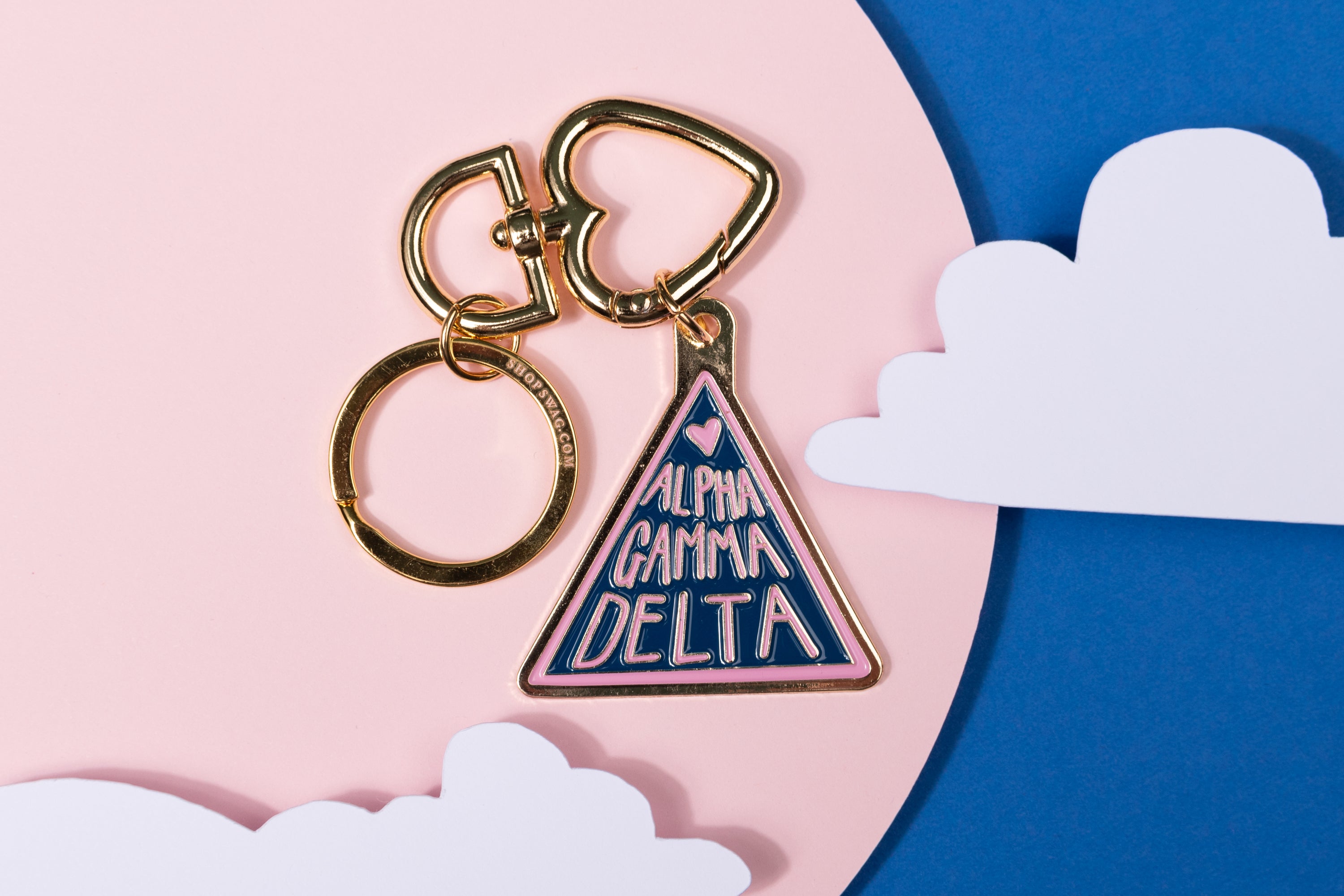 WS - Sorority Travel Enamel Keychain (set of 3 for each design) ($10 / $20)
