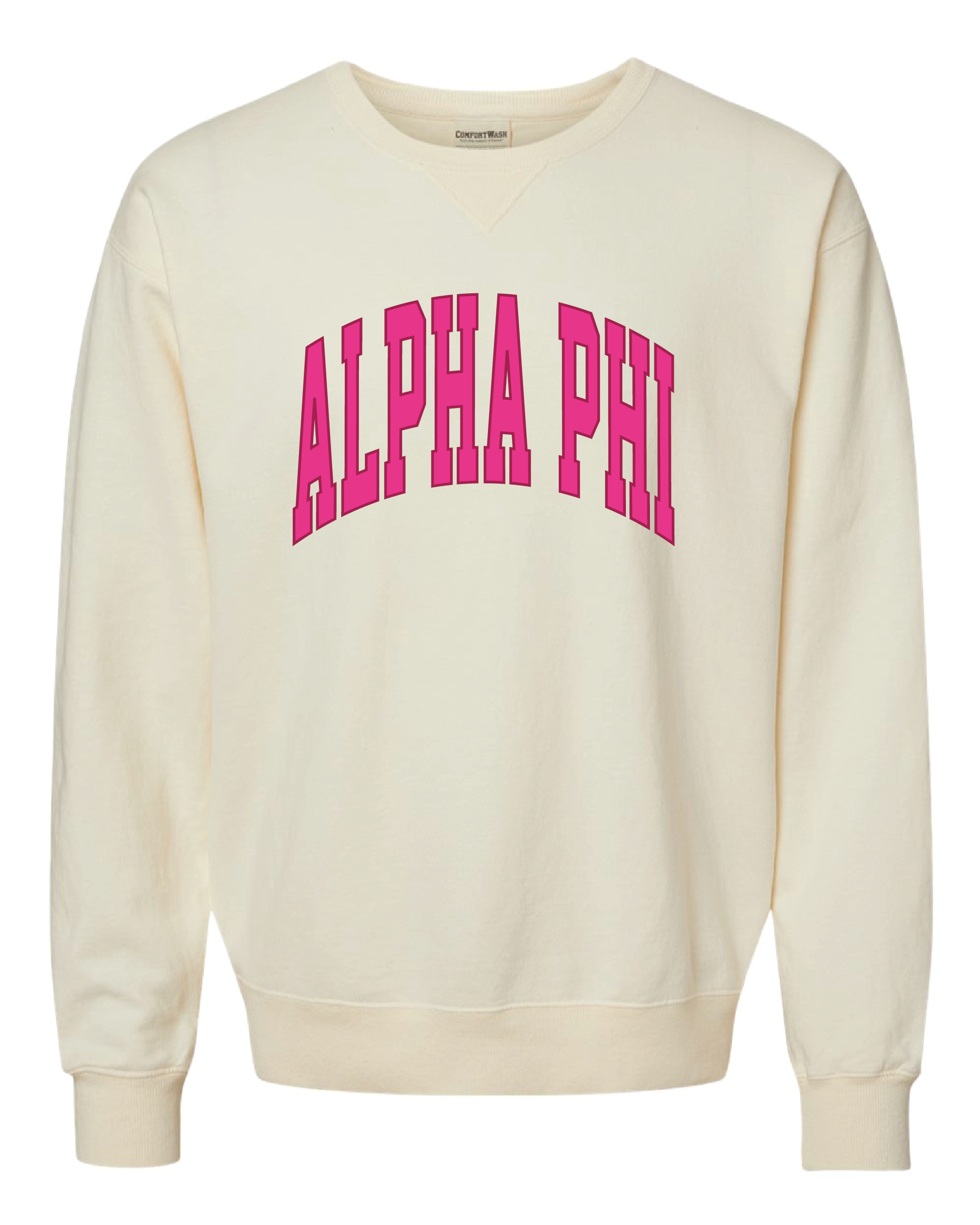 Alpha Phi Varsity Letters Crewneck