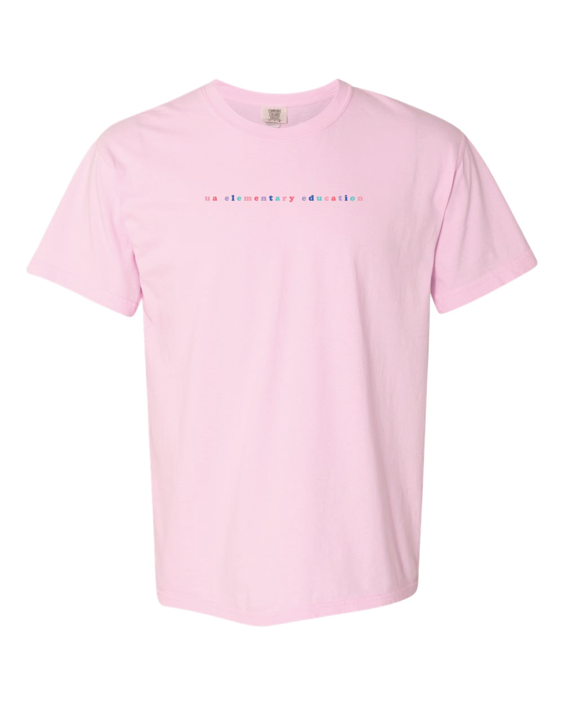 UA Elementary Education Multicolor Bubble Tee