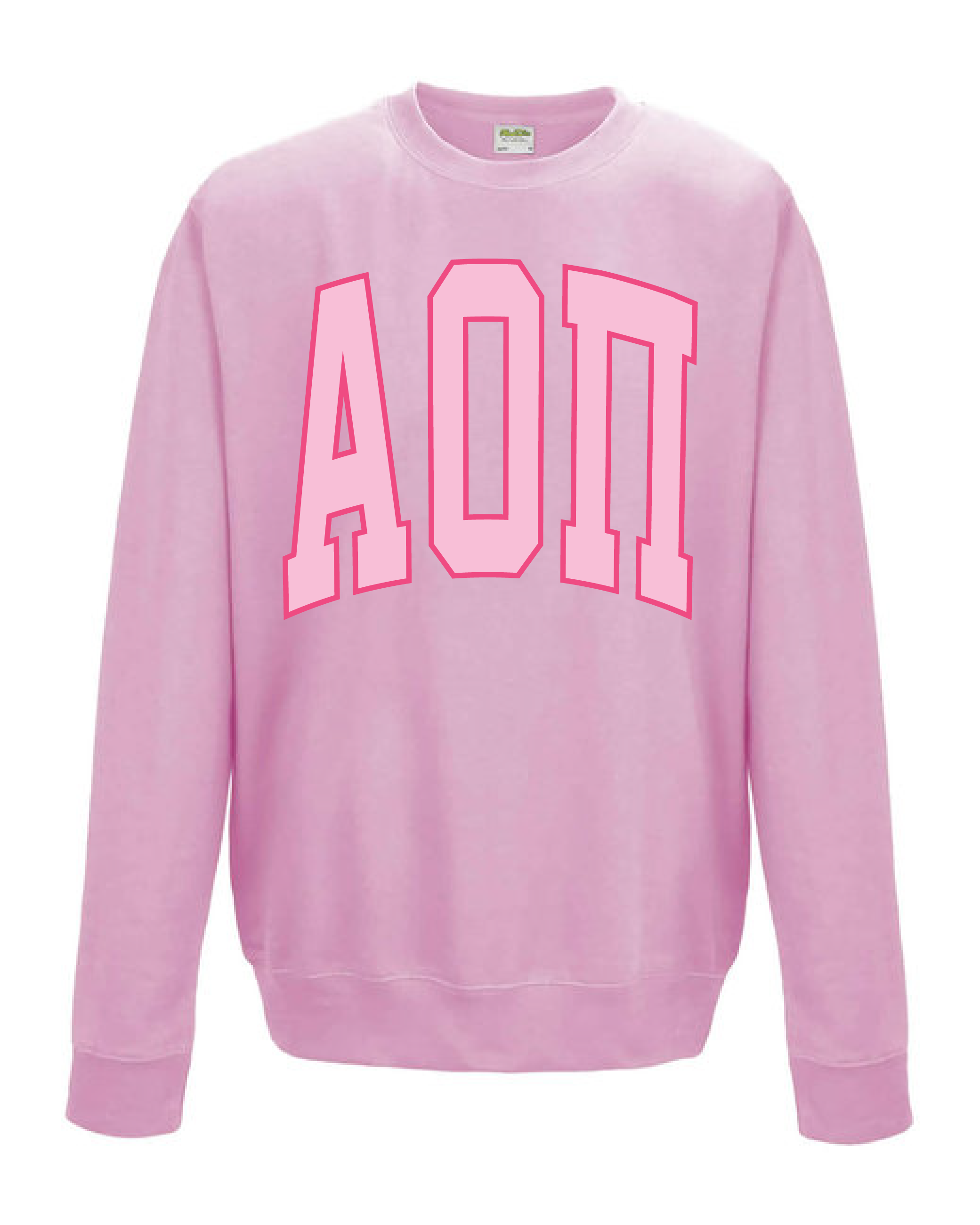 WS - Varsity Crew in Baby Pink (min qty 6) $24 / $55