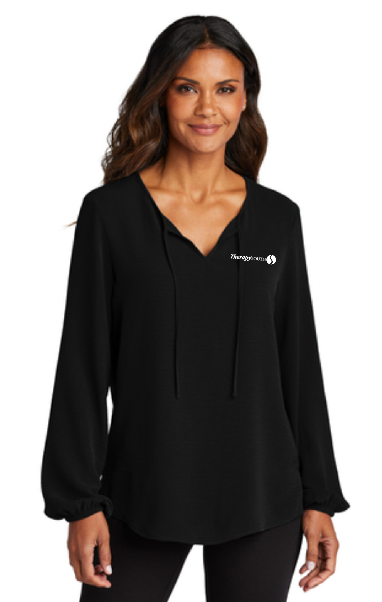 TherapySouth - Ladies Textured Crepe Blouse