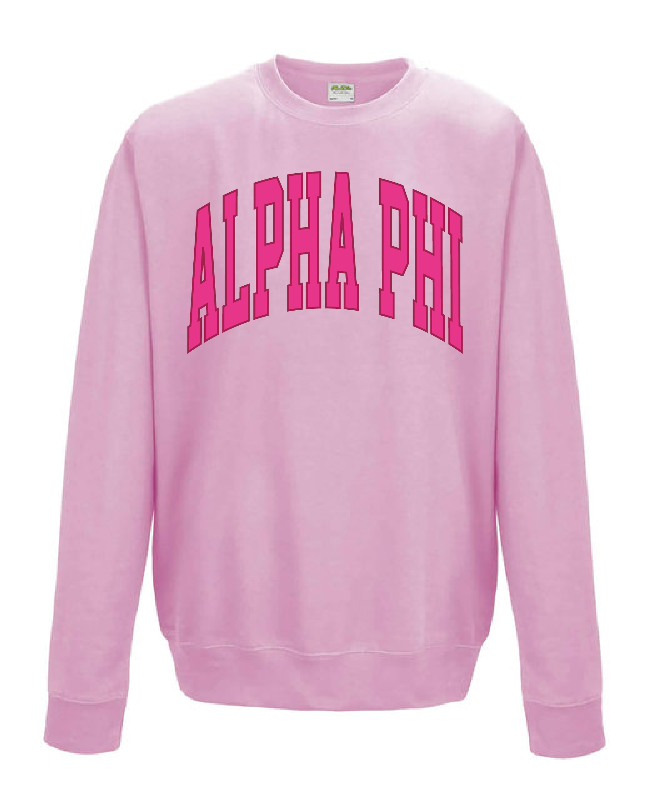 WS - Varsity Crew in Baby Pink (min qty 6) $24 / $55