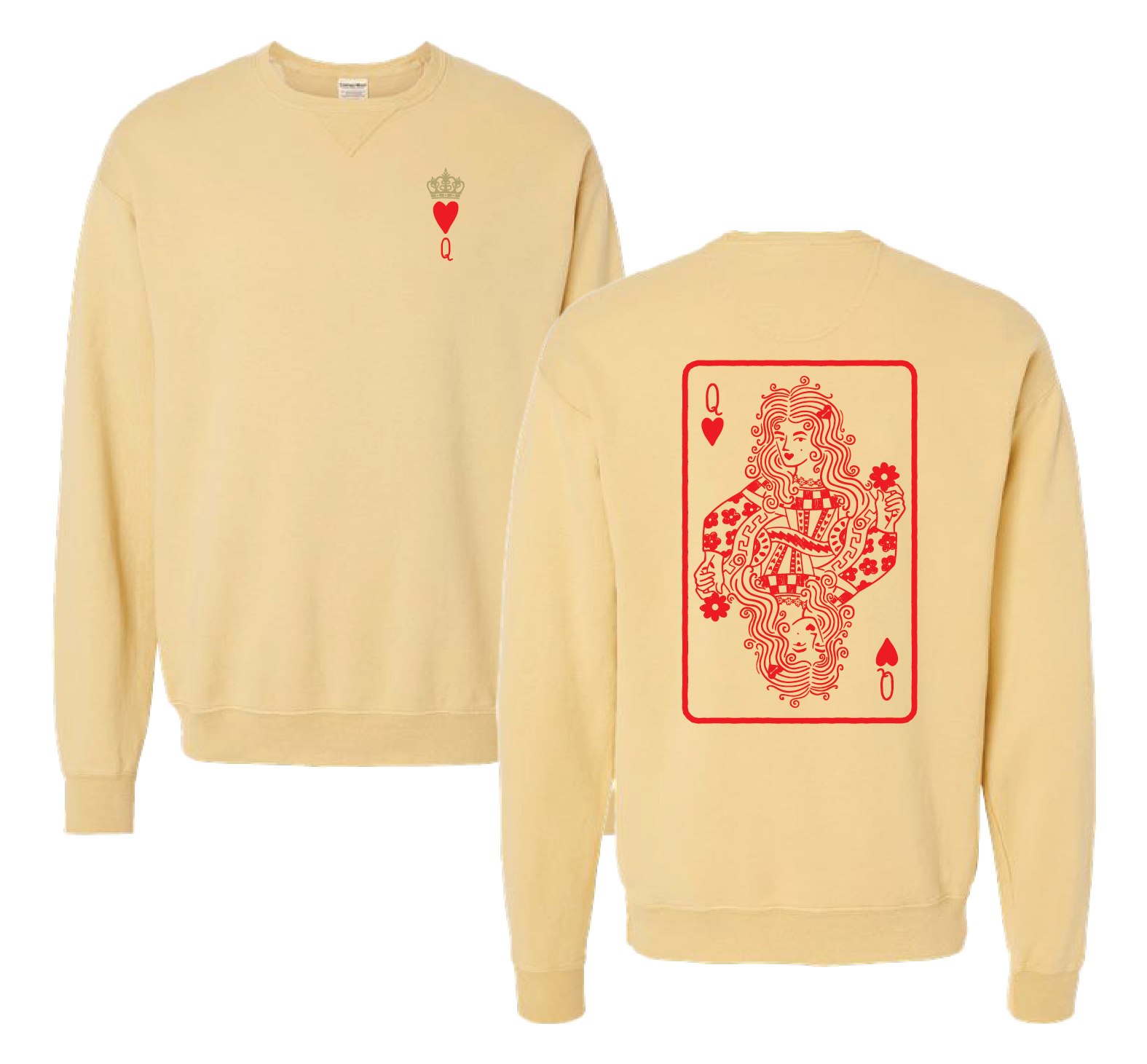 Queen of hearts Crewneck