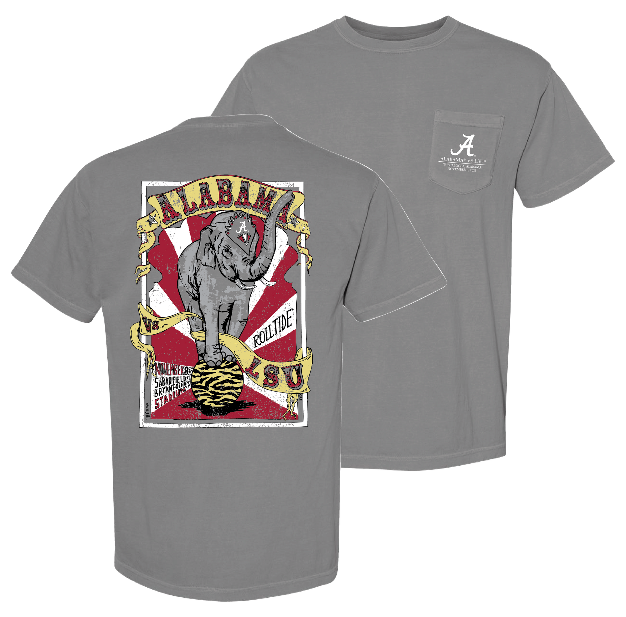 Alabama vs LSU gameday tee