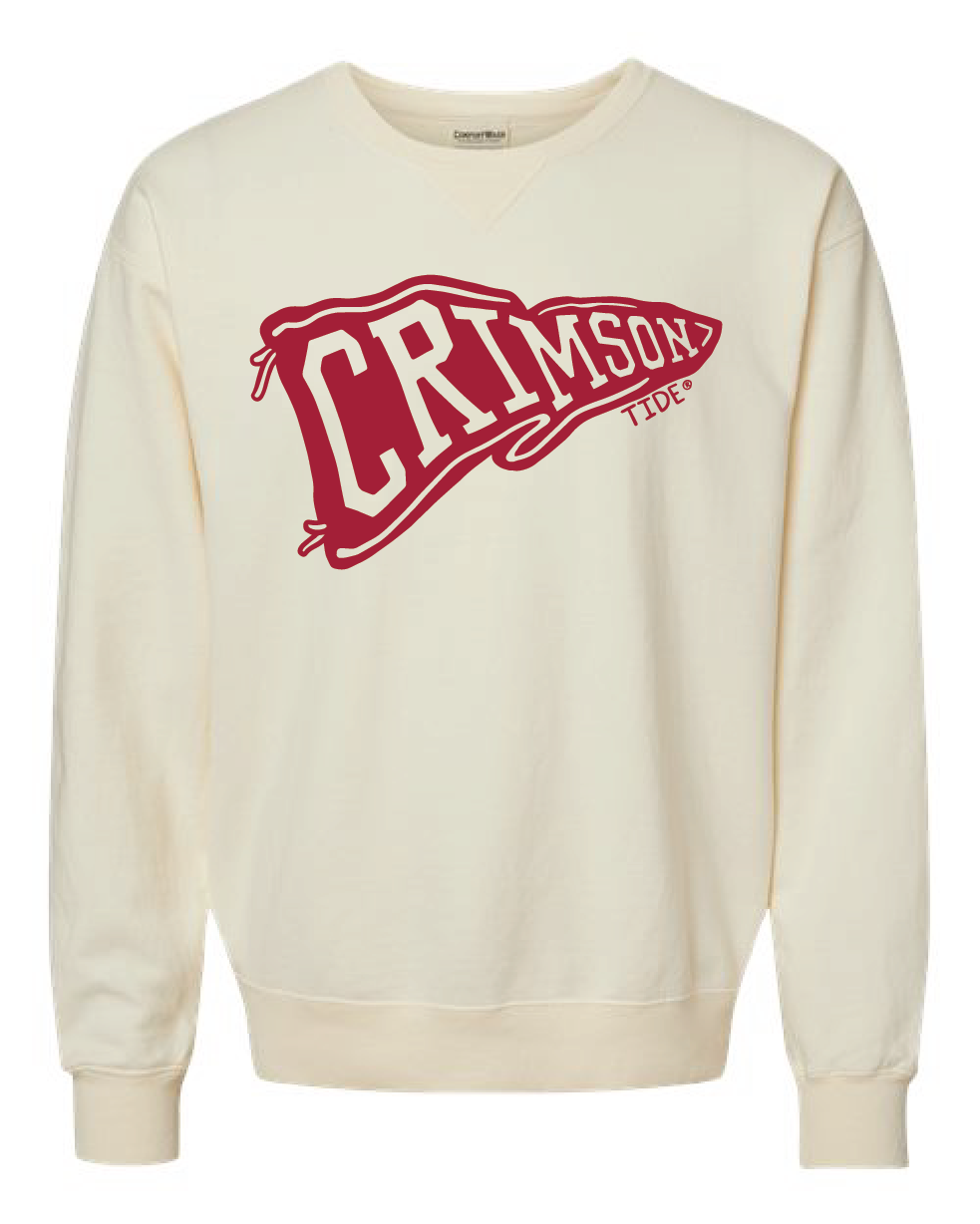 Alabama Pennate Flag Crewneck