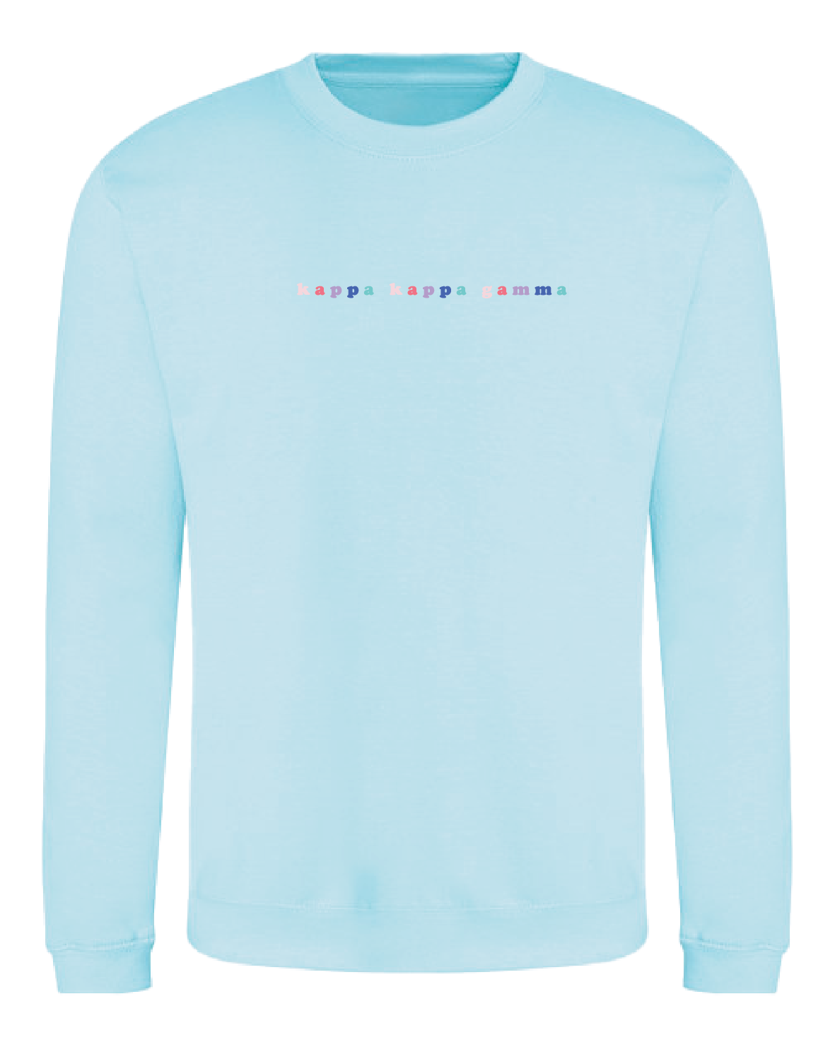WS -Kappa Kappa Gamma Bubble Rnb Emb Crew (min qty 6) $28 / $65