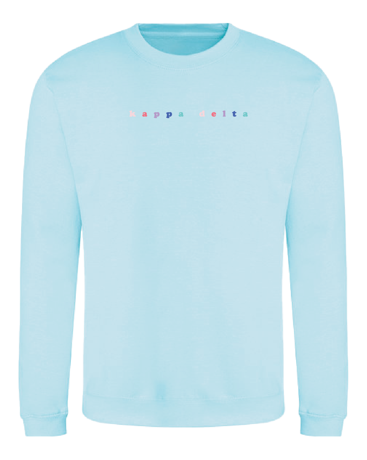 WS -Kappa Delta Bubble Rnb Emb Crew (min qty 6) $28 / $65