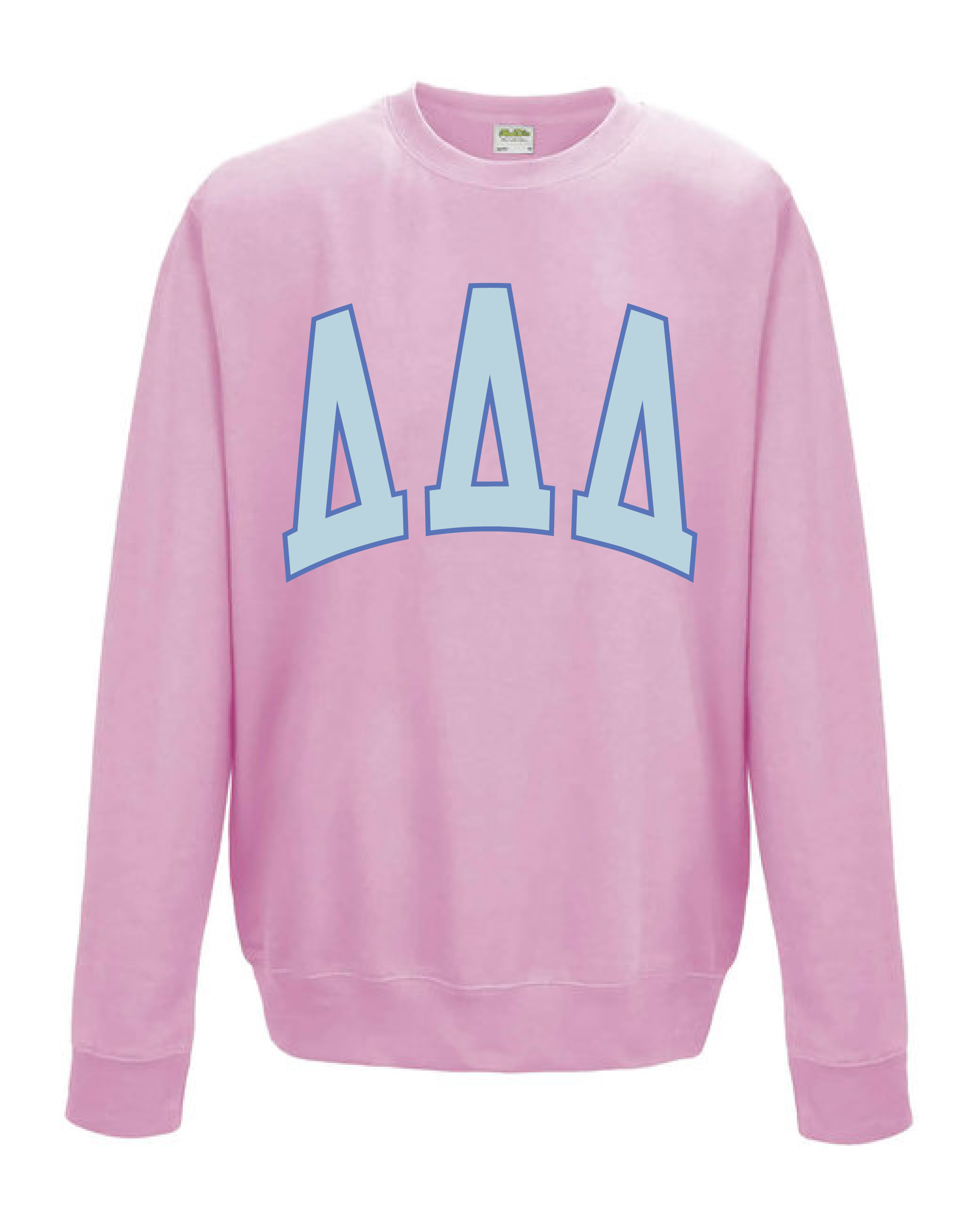 WS - Varsity Crew in Baby Pink (min qty 6) $24 / $55