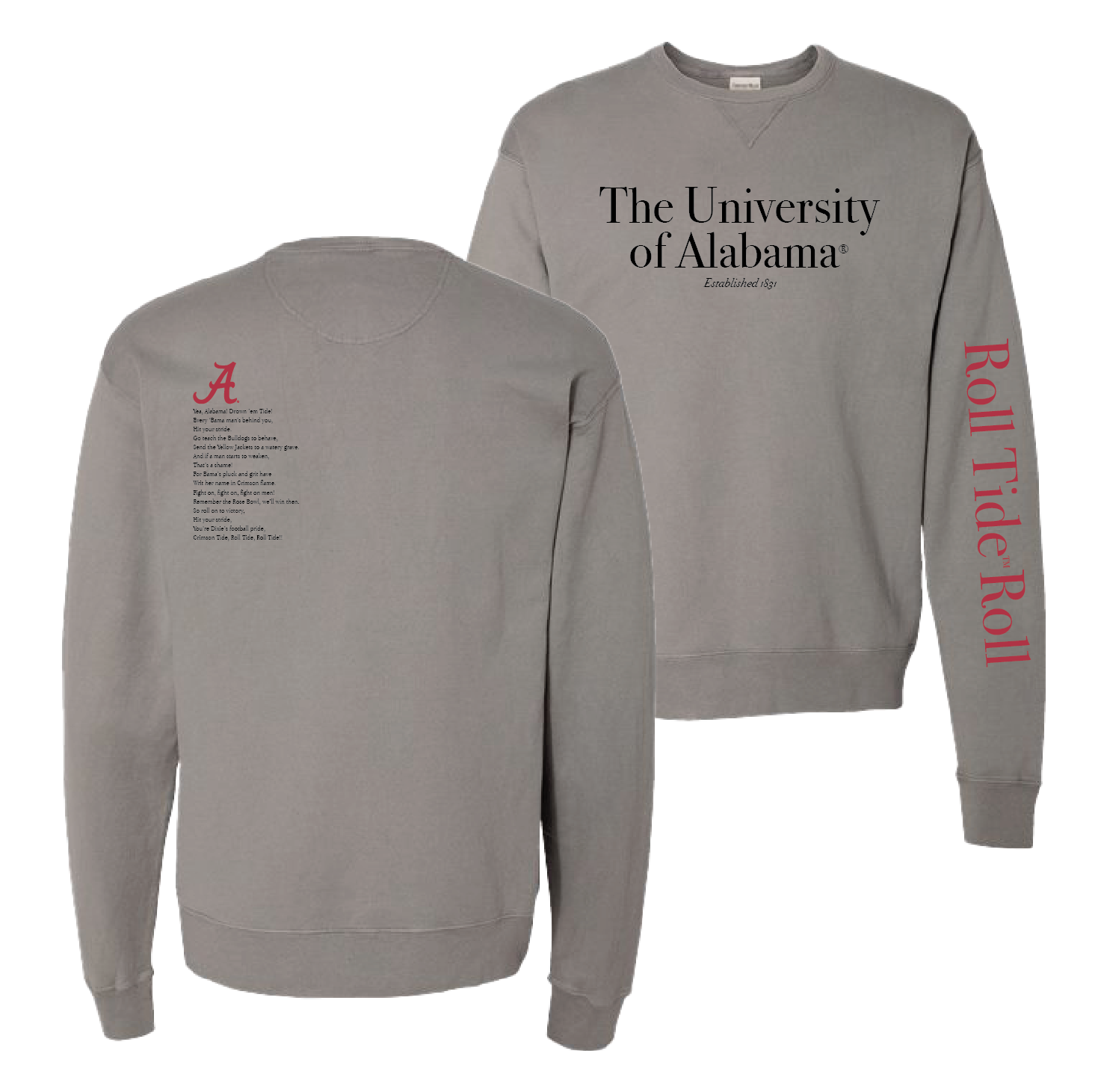 University of Alabama Fight Song Fleece Tops