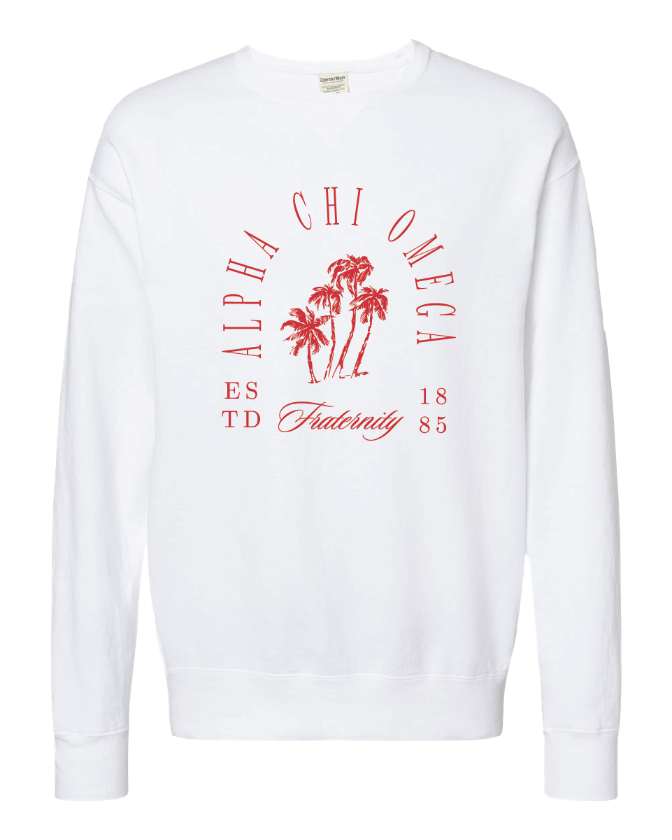 Alpha Chi Omega Society Crewneck