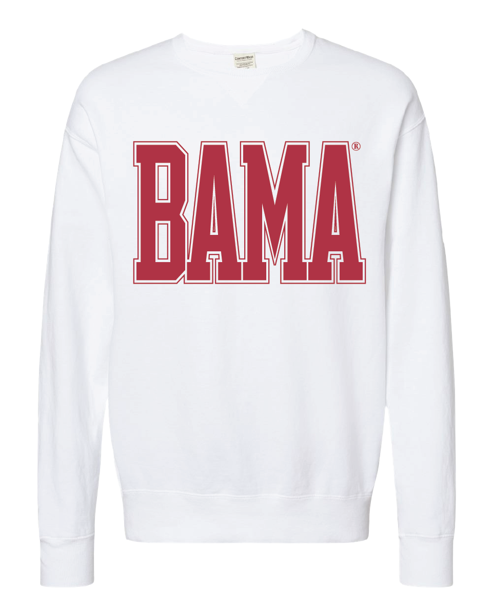 Huge Crimson BAMA Varsity Crewneck Youth