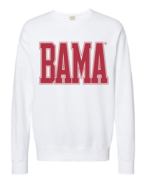 Huge Crimson BAMA Varsity Crewneck