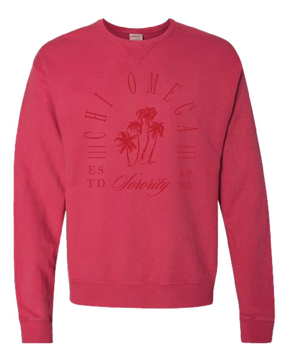 Chi Omega Society Crewneck