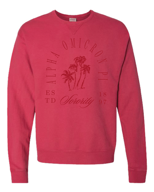 Alpha Omicron Pi Society Crewneck