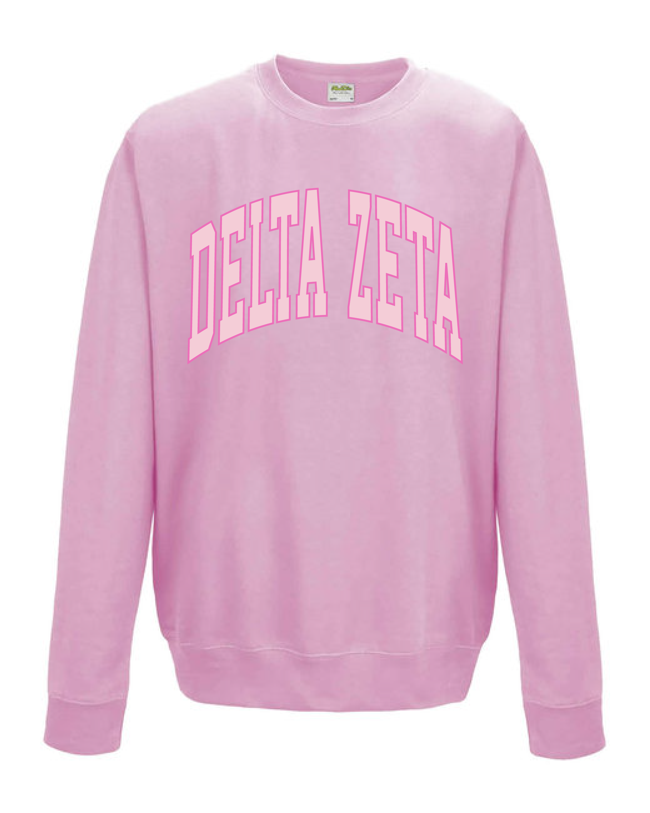 WS - Varsity Crew in Baby Pink (min qty 6) $24 / $55