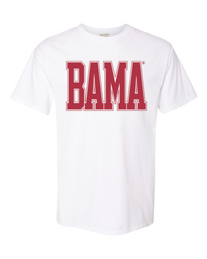 Huge Crimson BAMA Varsity Tee