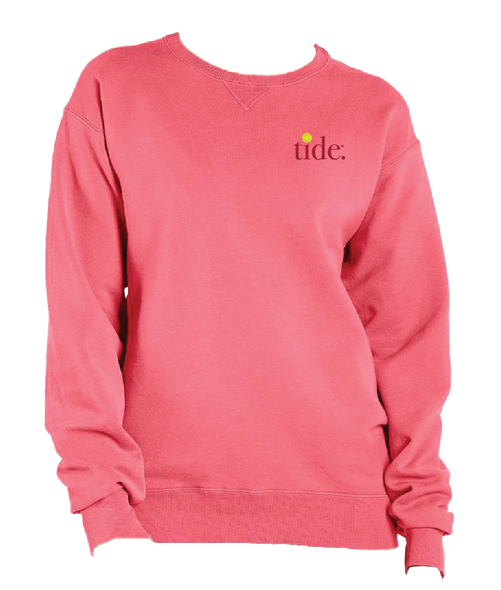 Softball Tide Embroidered Crewneck