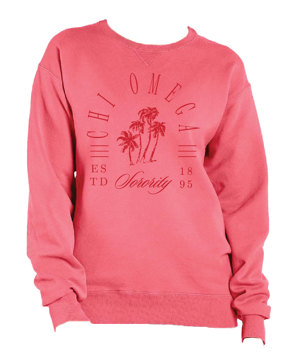 Chi Omega Society Crewneck