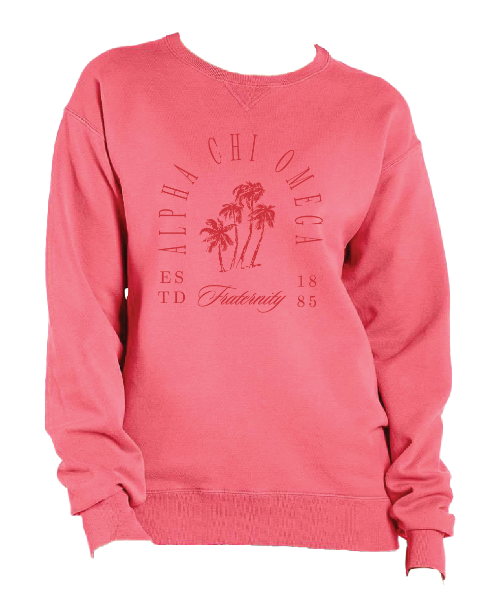 Alpha Chi Omega Society Crewneck