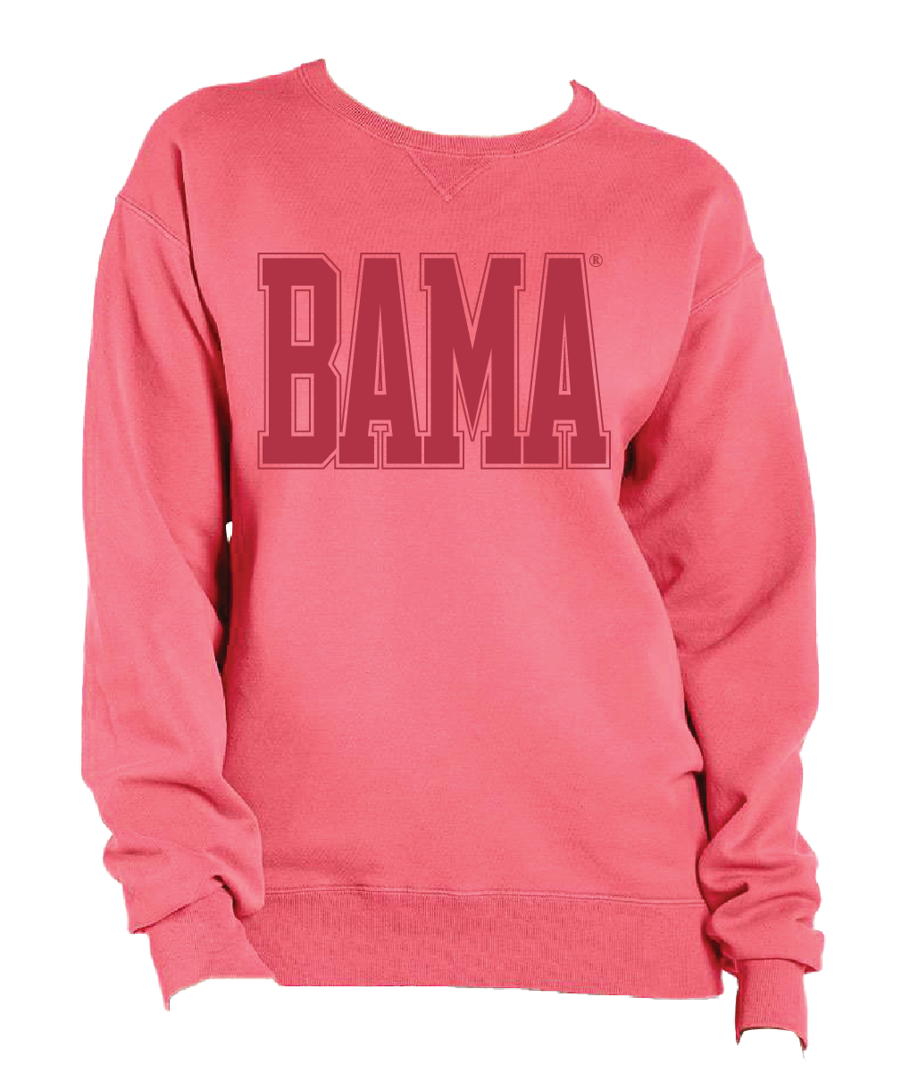 Huge Crimson BAMA Varsity Crewneck