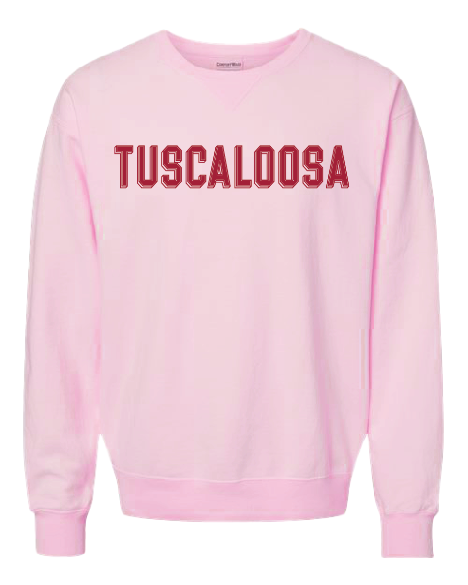 Block Letter Tuscaloosa Crewneck