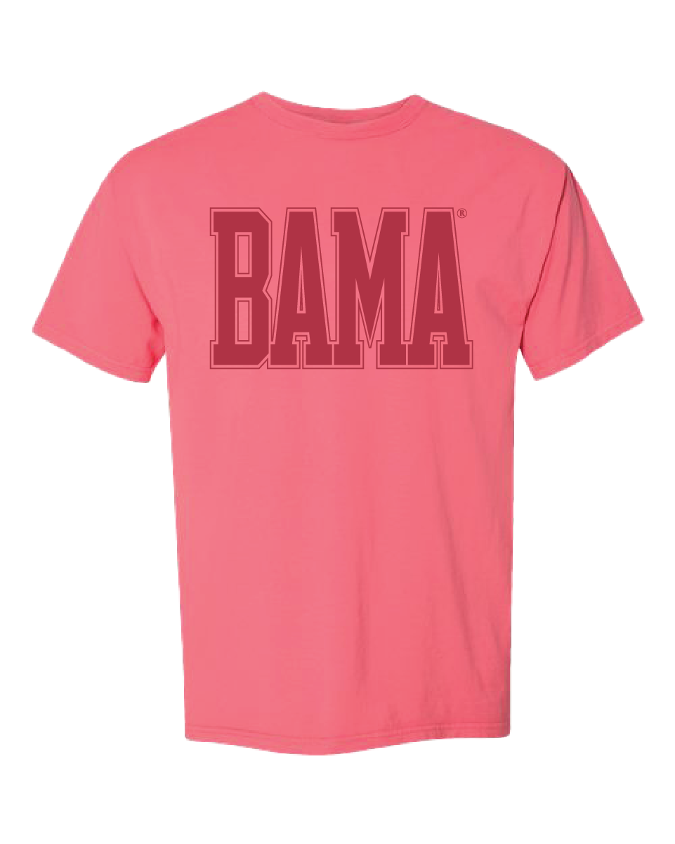 Huge Crimson BAMA Varsity Tee